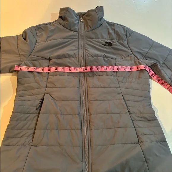 THE NORTH FACE Gray Quilted JACKET M - Picture 11 of 13